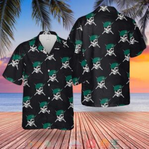 Royal Marines Commando Skull Dagger 2 Hawaiian Shirt