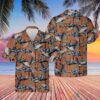 Royal Navy Agustawestland Aw159 Wildcat Hma2 Ah1 Rotary Wing Brown Hawaiian Shirt