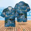 Royal Navy Daring Class Type 45 Destroyer Island Hawaiian Shirt