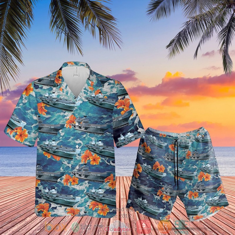 Royal Navy Hms Prince Of Wales R09 Hawaiian Shirt Royal Navy Hms Prince Of Wales R09 Hawaiian Shirt