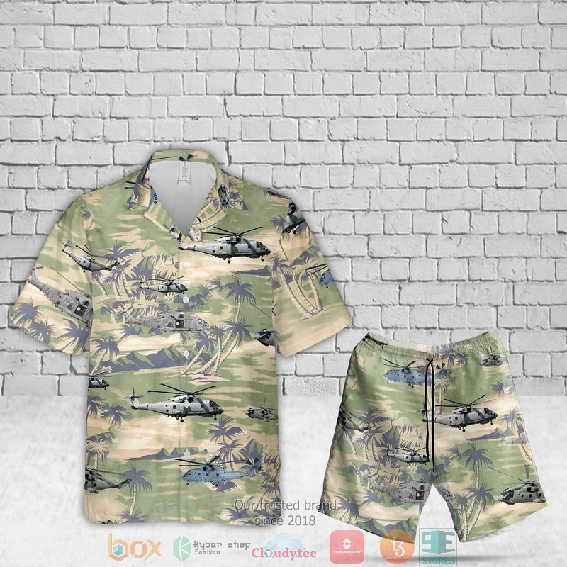 Royal Navy Merlin Mk2 Hawaiian Shirt Royal Navy Merlin Mk2 Hawaiian Shirt