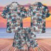 Royal Navy Westland Sea King Has.5 Palm Tree Hawaiian Shirt