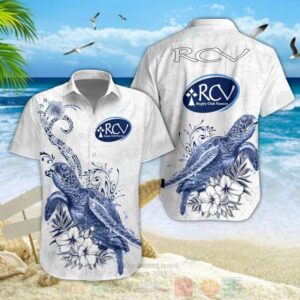Rugby Club Vannes Turtle Hawaiian Shirt