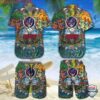 Nfl New York Giants Grateful Dead Bears Hawaiian Shirt And Shorts