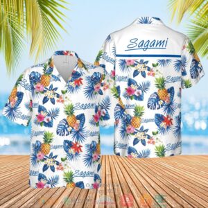 Sagami Condoms Pineapple Hawaiian Shirt