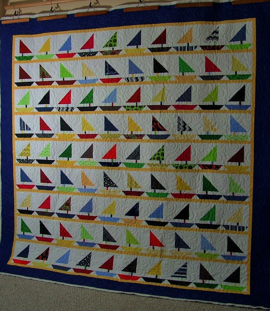 Sailboat Quilt Cuvqj Sailboat Quilt Cuvqj