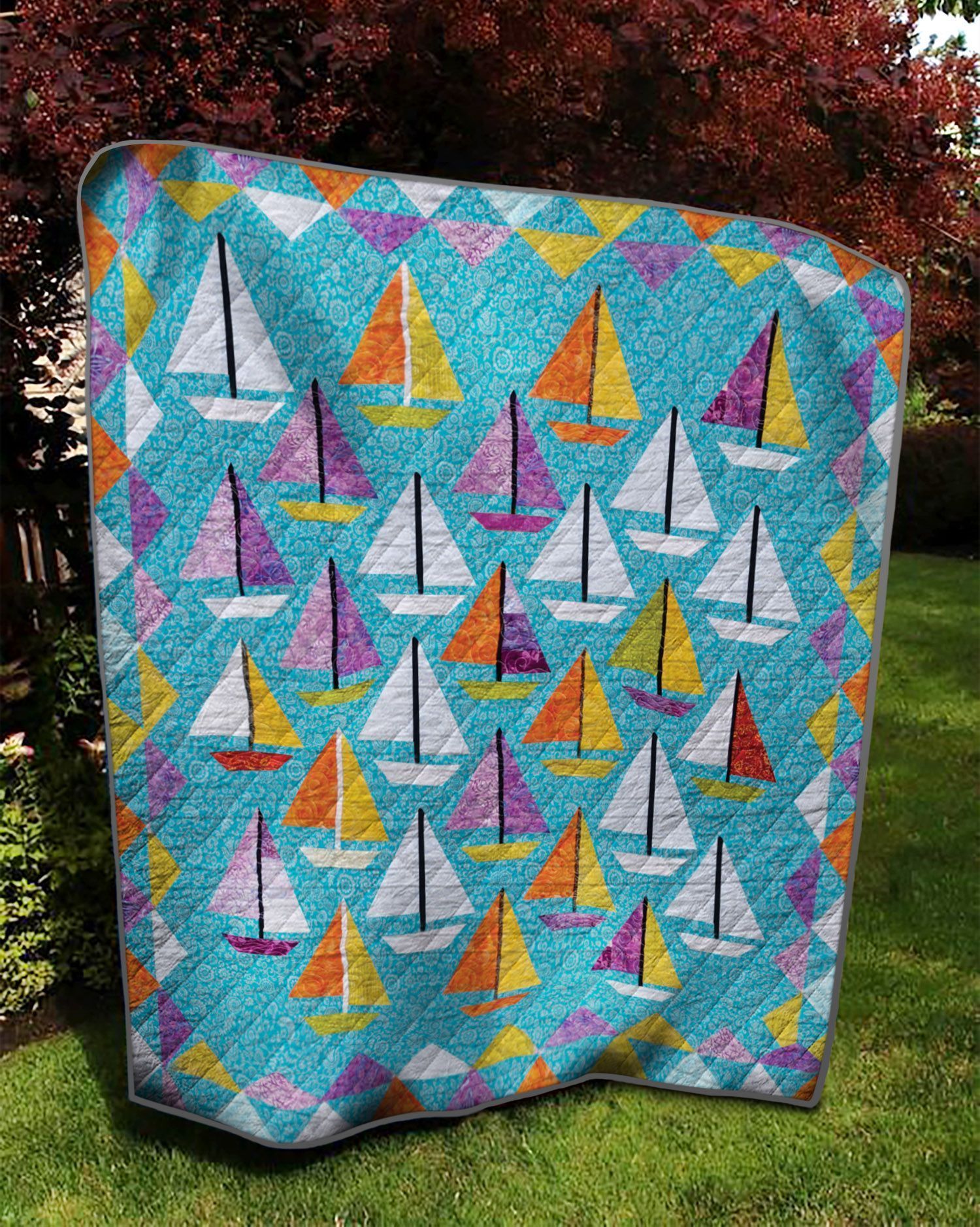Sailboats Quilt Ciqdt Sailboats Quilt Ciqdt