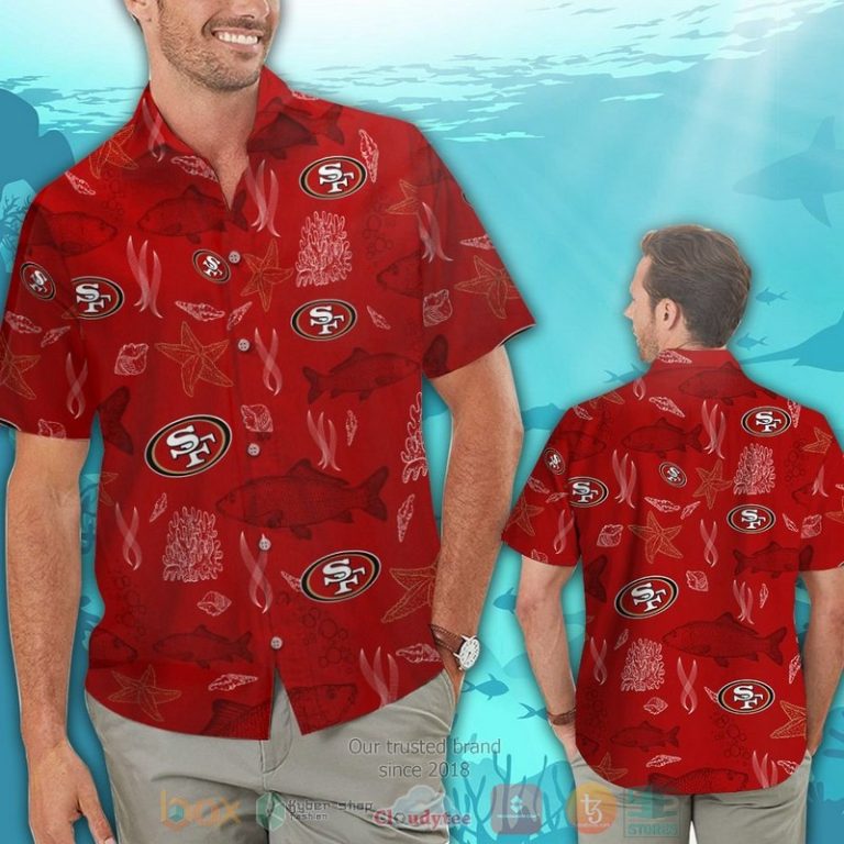 San_Francisco_49ers_Fish_hawaiian_shirt_and_shorts_1-768x768-1