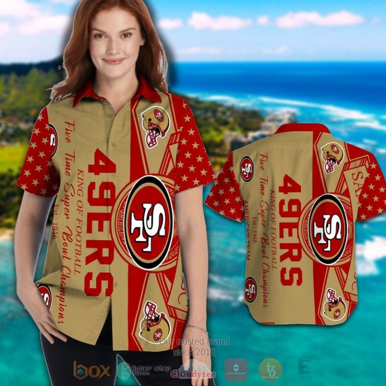 San_Francisco_49ers_King_of_Football_Five_times_Super_Bowl_Champions_hawaiian_shirt_and_shorts_1-768x768-1