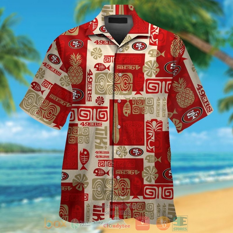 San Francisco 49Ers Fish Bone Hawaii Shirt San Francisco 49Ers Fish Bone Hawaii Shirt