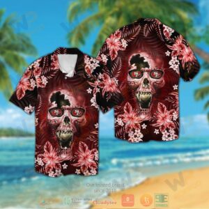 San Francisco 49Ers Skull Hawaiian Shirt And Shorts