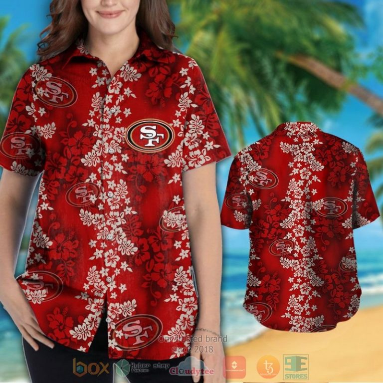 San_Francisco_49ers_tropical_plants_red_hawaii_shirt_shorts_1_2-768x768-1