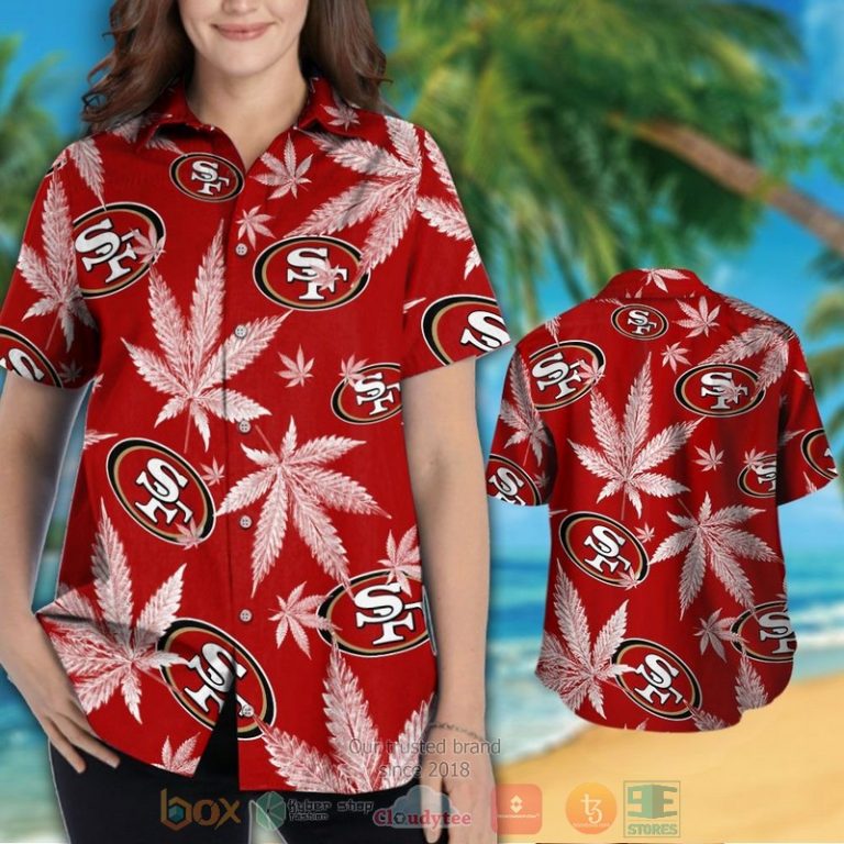 San_Francisco_49ers_weed_red_hawaii_shirt_shorts_1_2-768x768-1