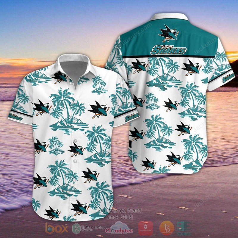 San Jose Sharks Hawaiian Shirt San Jose Sharks Hawaiian Shirt
