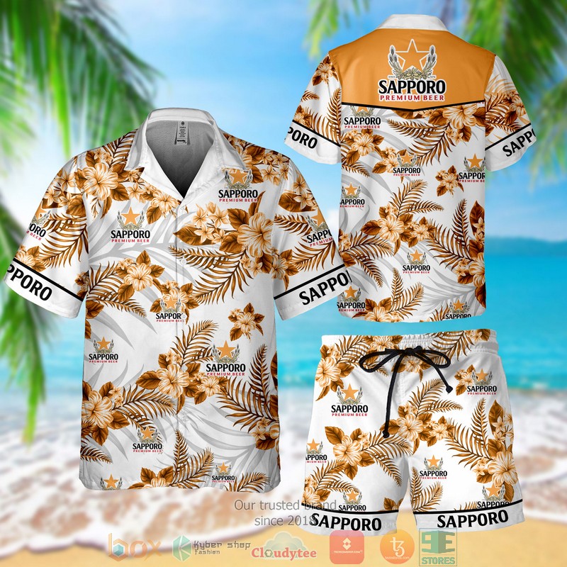 Sapporo Premium Beer Hawaiian Shirt Sapporo Premium Beer Hawaiian Shirt