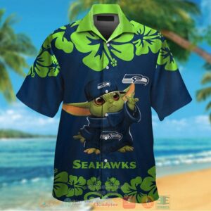 Seattle Seahawks Baby Yoda Hawaii Shirt