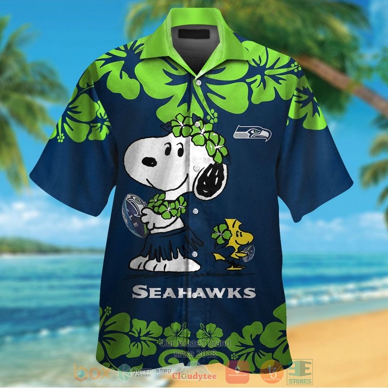 Seattle Seahawks Snoopy Woodstock Hawaiian Shirt And Shorts Seattle Seahawks Snoopy Woodstock Hawaiian Shirt And Shorts