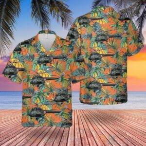 Sily Powietrzne Pzl Mi-2 Hawaiian Shirt