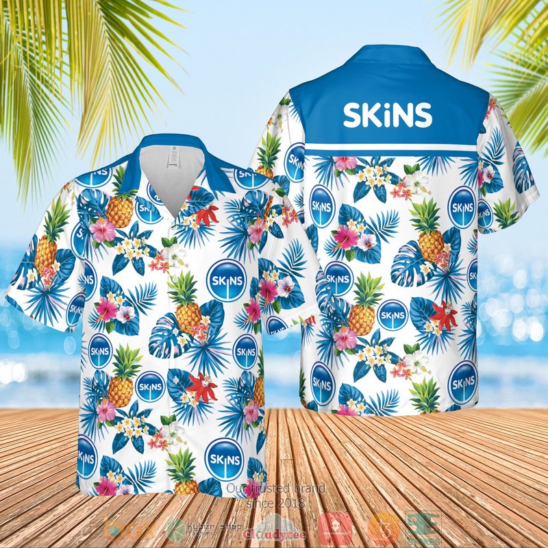 Skins Condoms Pineapple Hawaiian Shirt Skins Condoms Pineapple Hawaiian Shirt