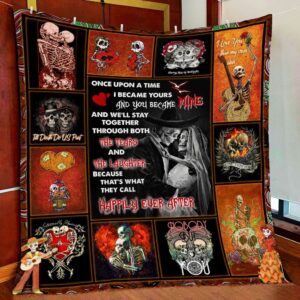 Skull Couple Quilt