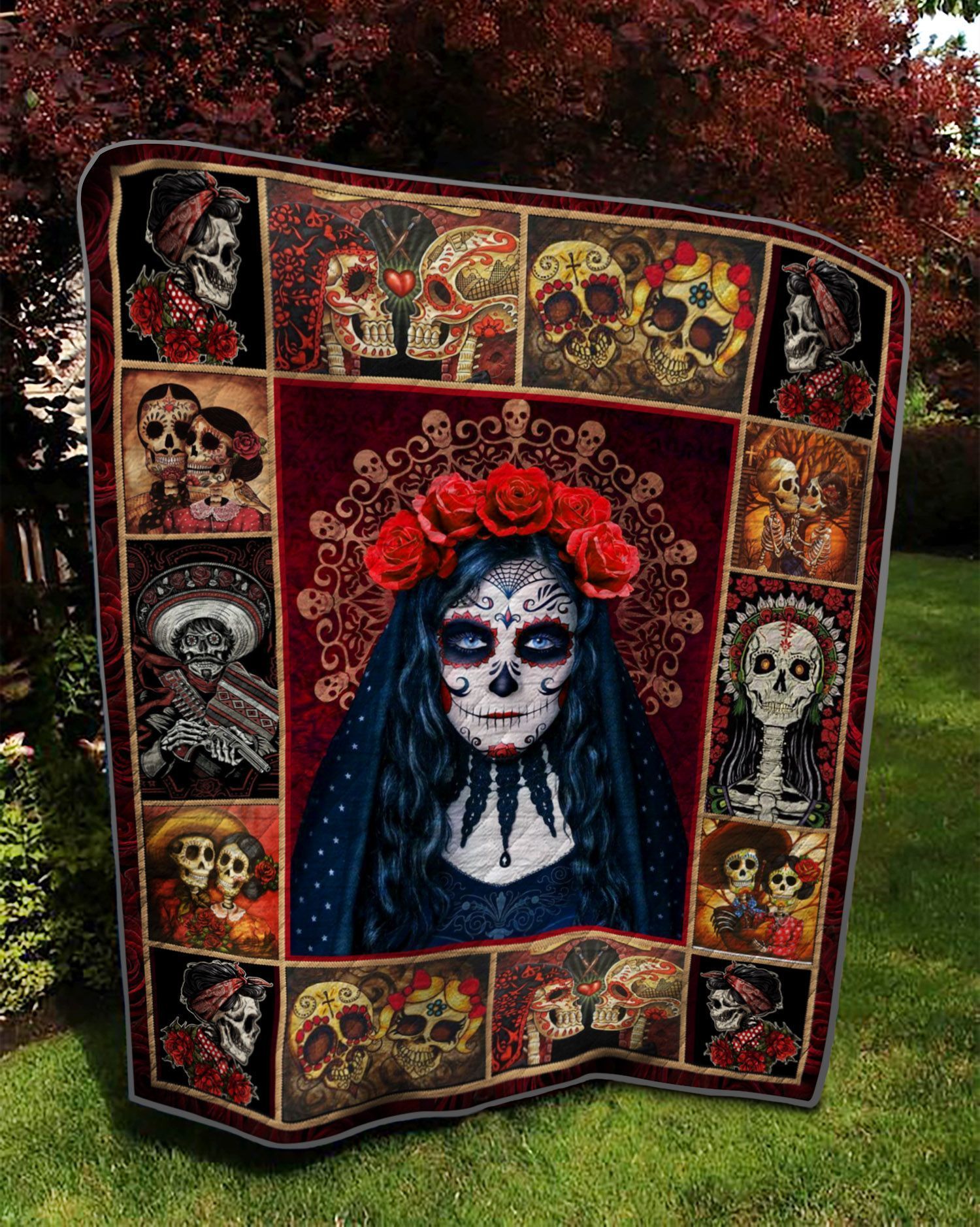 Skull Quilt Cueal Skull Quilt Cueal