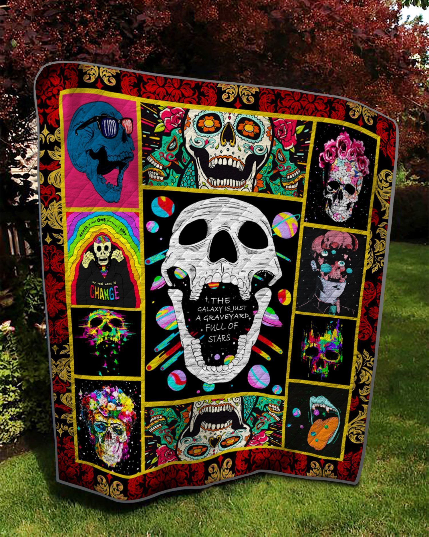 Skull Quilt Cuejq Skull Quilt Cuejq