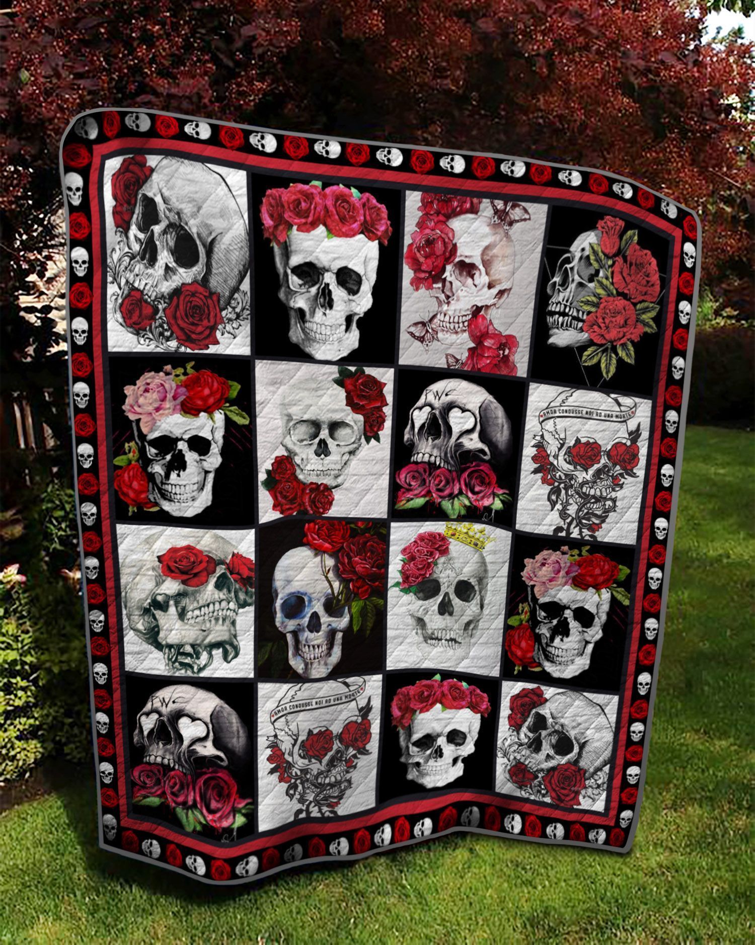 Skull Quilt Cuqdt Skull Quilt Cuqdt