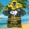 Snoopy Green Bay Packers Hawaiian Shirt And Shorts
