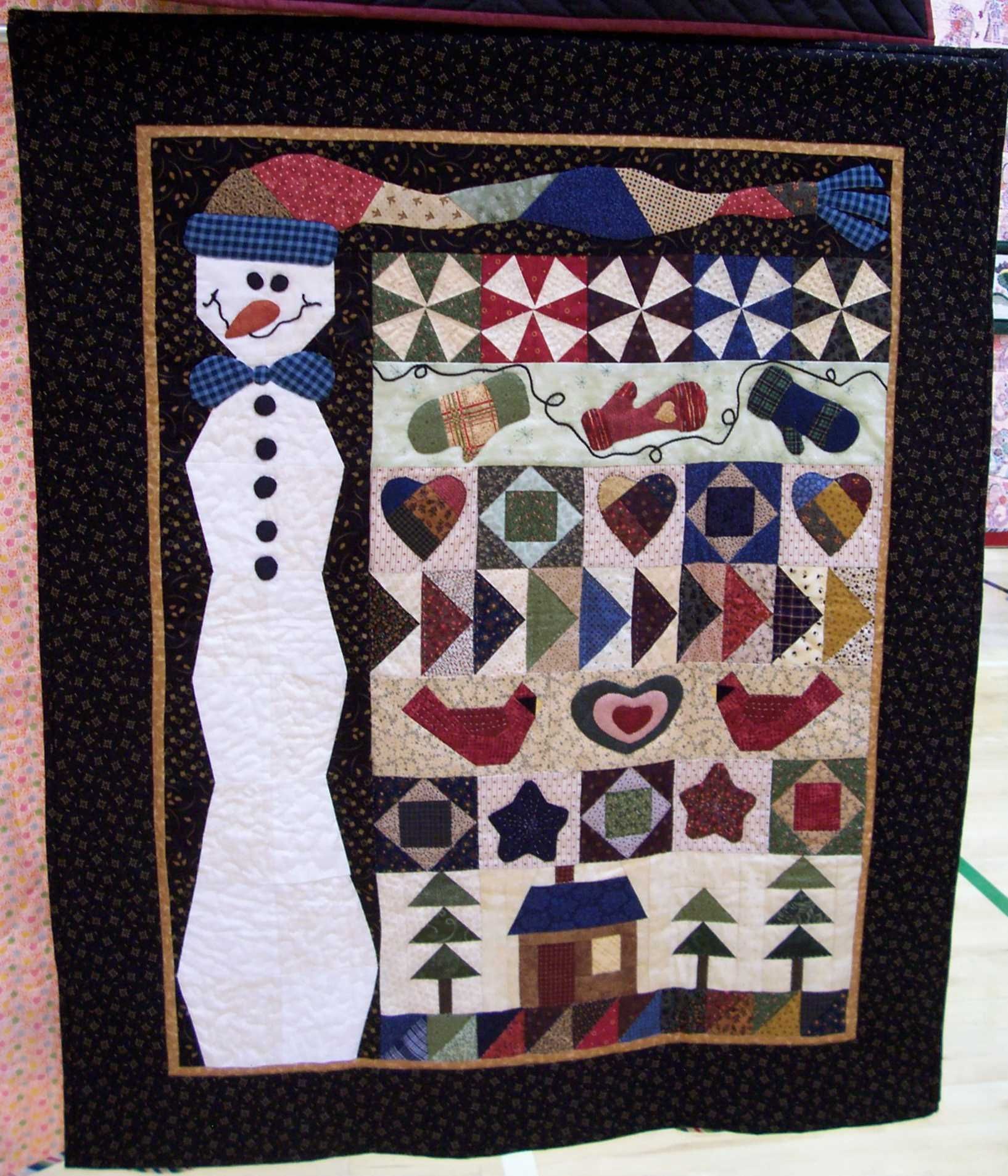 Snowman Quilt Ciesc Snowman Quilt Ciesc