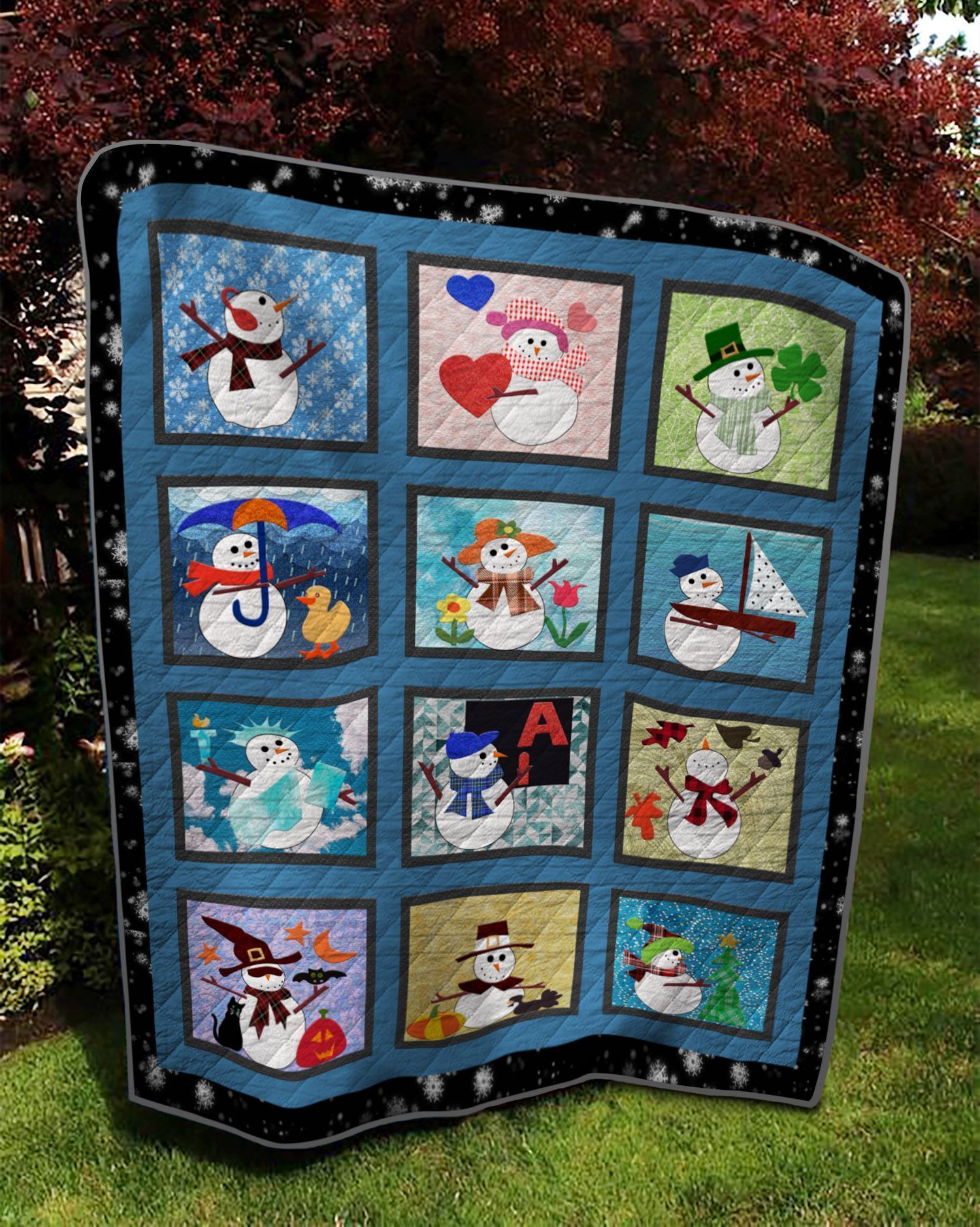 Snowman Quilt Cisln Snowman Quilt Cisln