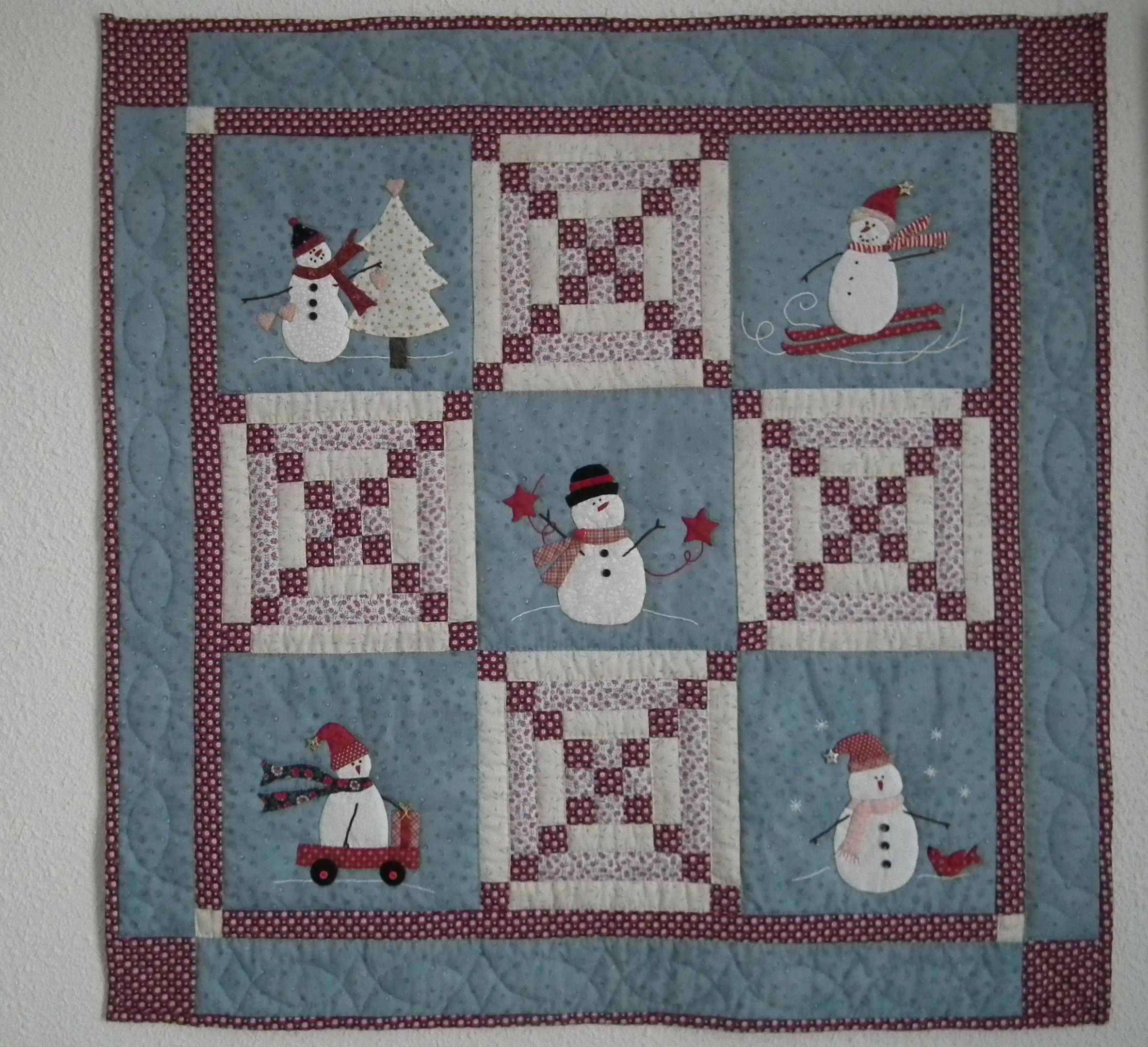 Snowman Quilt Ciuba Snowman Quilt Ciuba