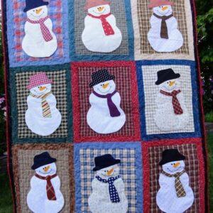 Snowman Quilt Ciulh
