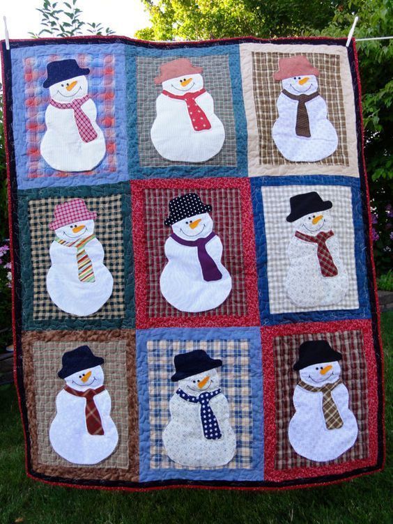 Snowman Quilt Ciulh Snowman Quilt Ciulh