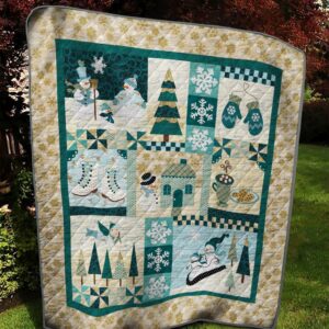 Snowman Quilt Cuewb