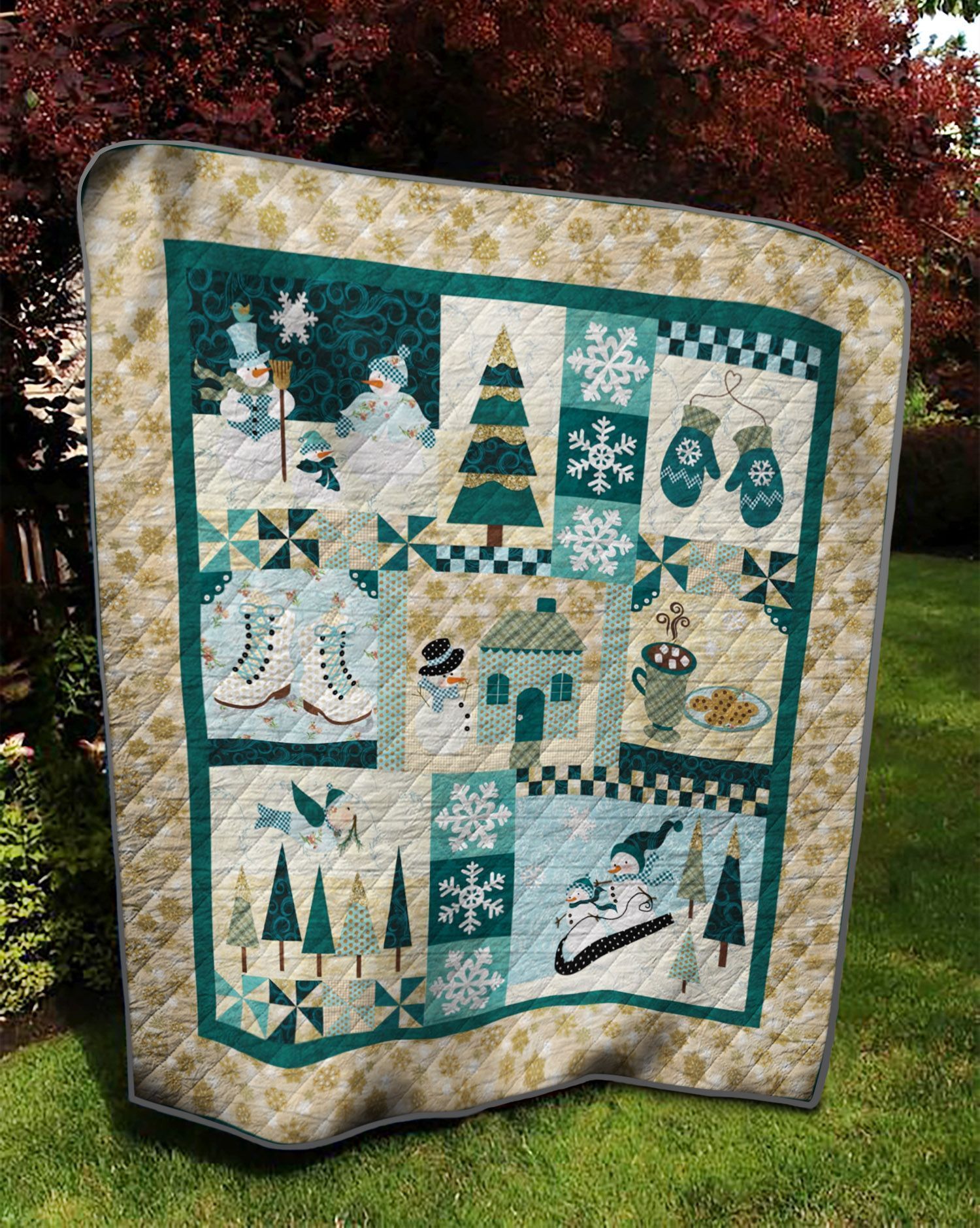 Snowman Quilt Cuewb Snowman Quilt Cuewb