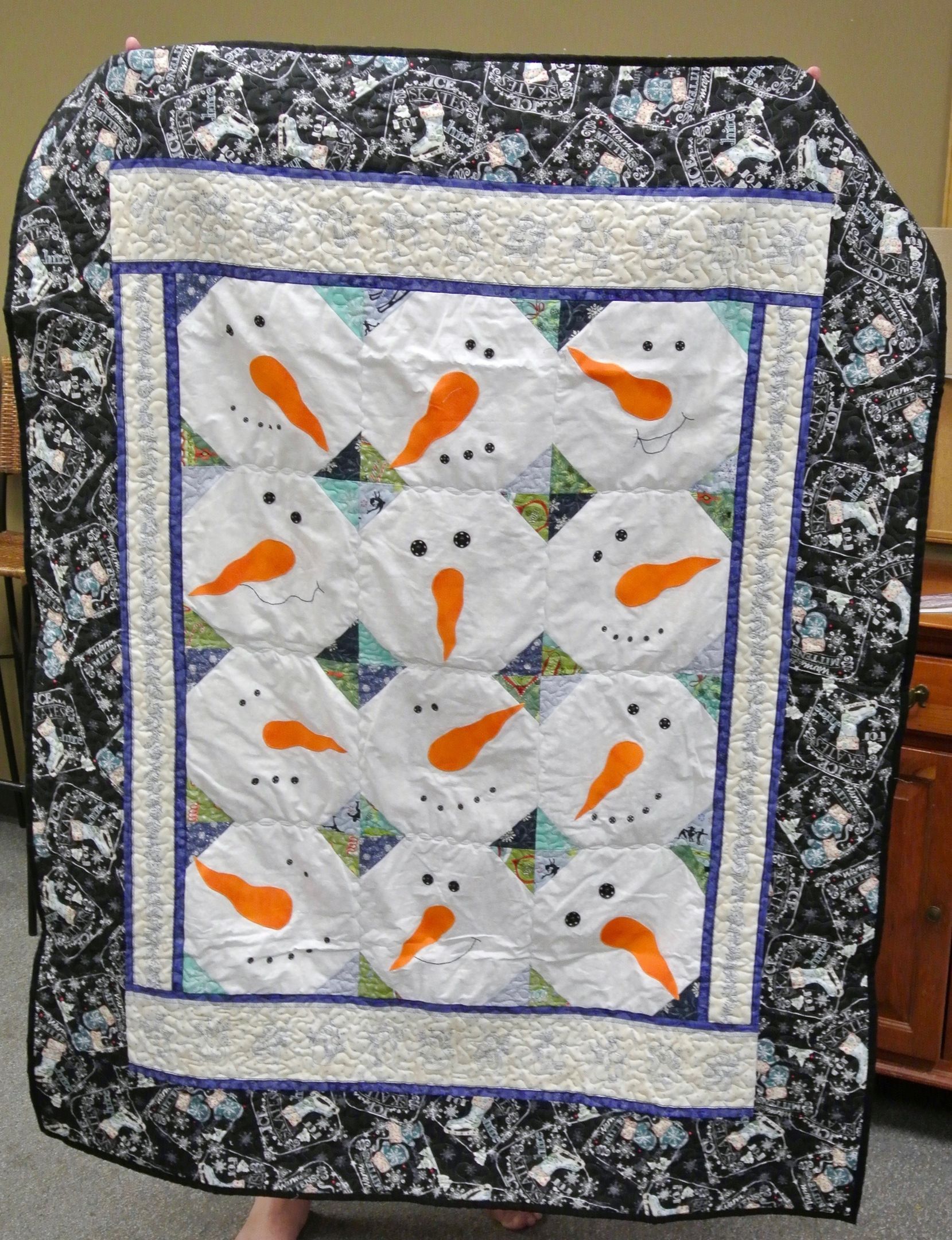Snowman Quilt Tugcm Snowman Quilt Tugcm