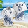 Sporting Union Agenais Turtle Hawaiian Shirt