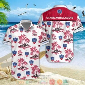 Stade Aurillacois Cantal Auvergne Hawaiian Shirt