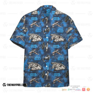Star Wars Blue Vehicle Classic Hawaiian Shirt