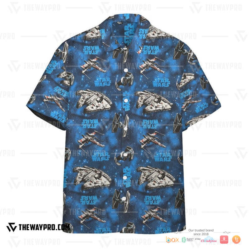 Star Wars Blue Vehicle Classic Hawaiian Shirt Star Wars Blue Vehicle Classic Hawaiian Shirt