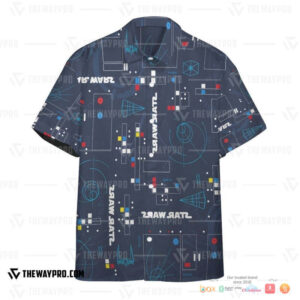 Star Wars Navy Hawaiian Shirt