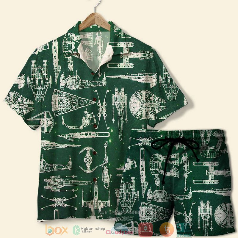 Star Wars Vehicle Patent Hawaiian Shirt Star Wars Vehicle Patent Hawaiian Shirt