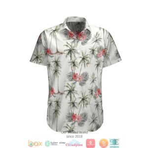 Summer Beach Coconut Grey Hawaiian Shirt