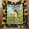 Sunflower Girl She Was Life Itself Quilt Blanket-3D Quilt Blanket Pm-Qct131