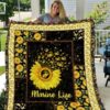 Sunflower Marine Life Quilt Blanket 3D Quilt Blanket Dtn-Qdd00019