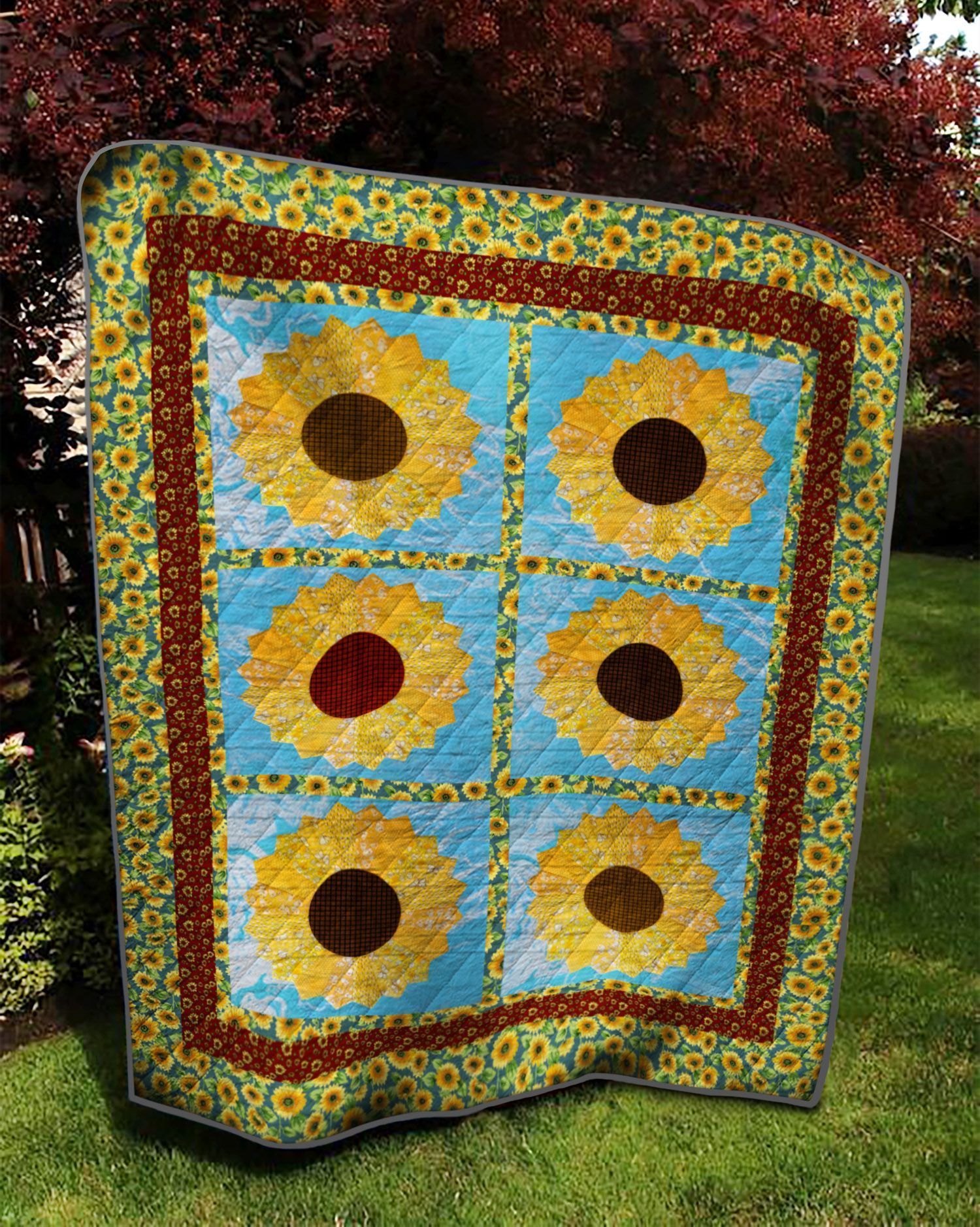 Sunflower Quilt Civrl Sunflower Quilt Civrl