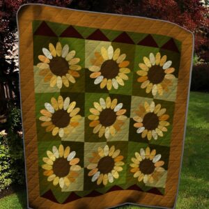 Sunflower Quilt Cutrp