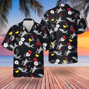 Swiss Air Force Boeing F-A-18 Hawaiian Shirt