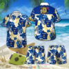 DonT Mess With Wisconsin Tropical Hibiscus Hawaiian Shirt And Shorts