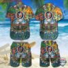 Nfl Denver Broncos Grateful Dead Bears Hawaiian Shirt And Shorts